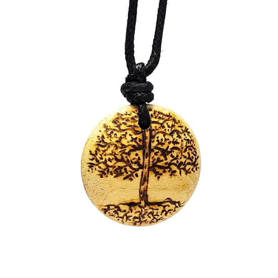 Collana in Palo Santo Albero della vita