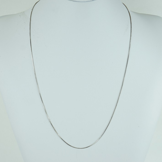 Catenina maglie fini 70 cm in argento