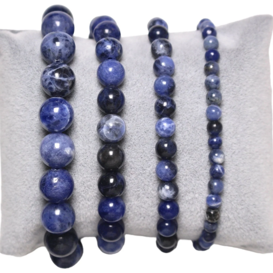 Bracciale sodalite 0.4 cm