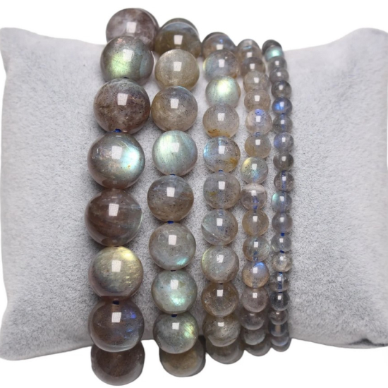 Bracciale labradorite A 1 cm