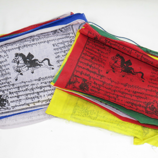 Bandierine tibetane 18 cm cotone