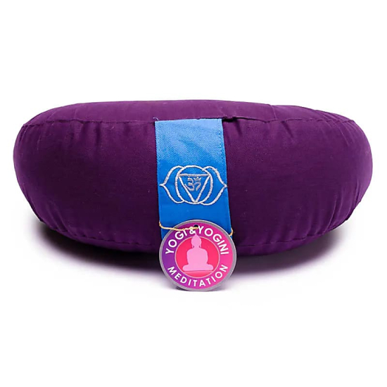 Cuscino meditazione mezzaluna 6 chakra