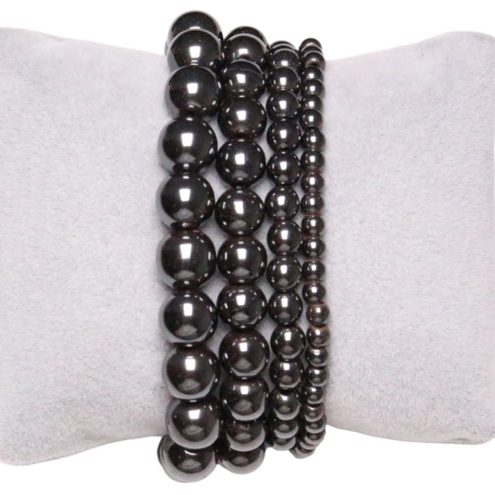 Bracciale ematite 0.6 cm