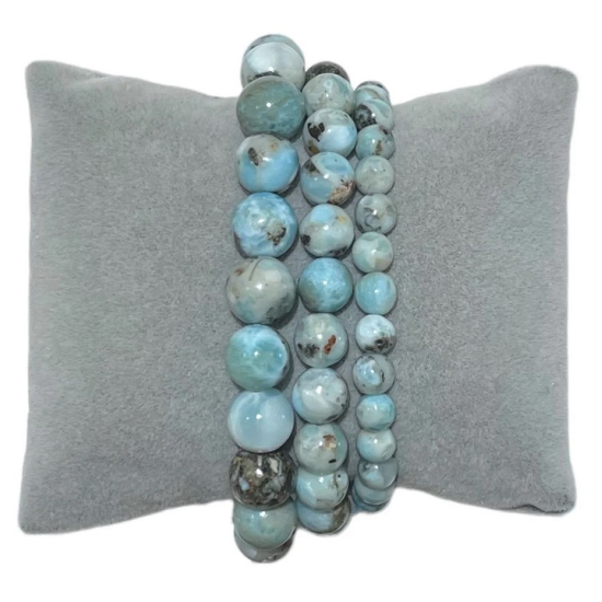 Bracciale Larimar dominicano 0.6 cm