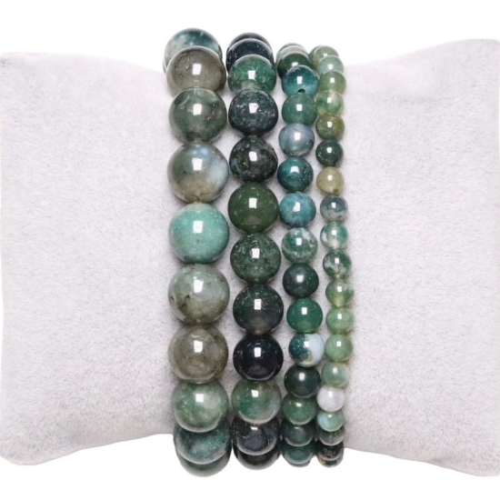 Bracciale agata muschiata 0.4 cm