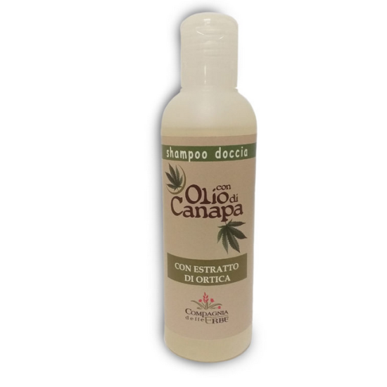 Shampoo con Olio di Canapa e Estratto di Ortica 200ml
