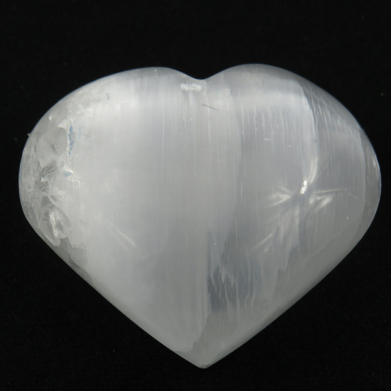 Cuore selenite 7 cm