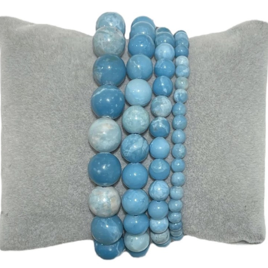 Bracciale Larimar brasiliano 0.4 cm