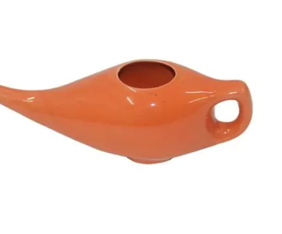 Neti Lota in ceramica arancione