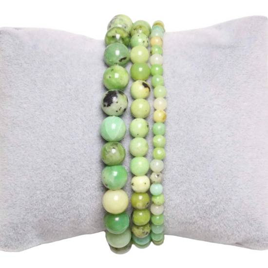 Bracciale crisoprasio limone 0.4 cm
