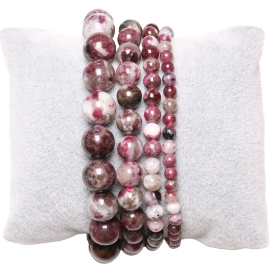 Bracciale Rubellite (Tormalina rosa) 0,6 cm
