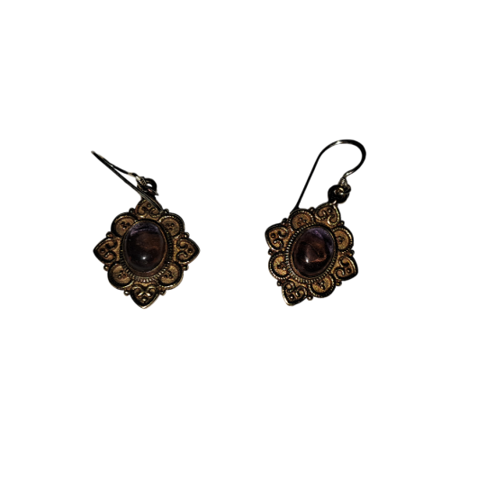 Orecchini con ametista