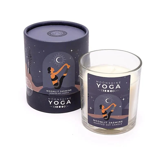 Moonshine Yoga candela in cera di soia Moonlit Jasmine