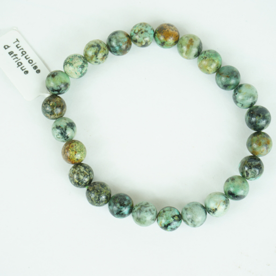 Bracciale turchese d'Africa taglia uomo 0,8 cm