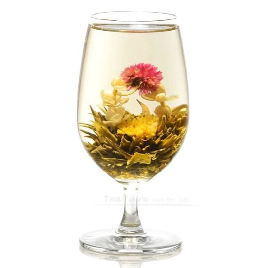 Bouquet floreale - Due draghi e una perla