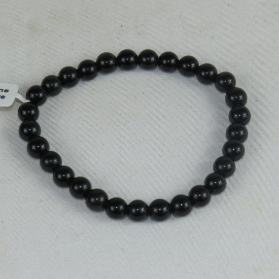 Bracciale Ossidiana occhio celeste 0.8 cm