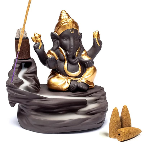 Bruciaincenso a fontana Ganesh