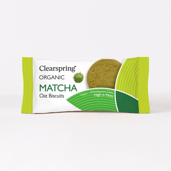 Organic Oat Biscuits - Matcha