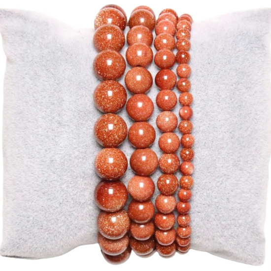Bracciale Gold Stone rossa 0.4 cm