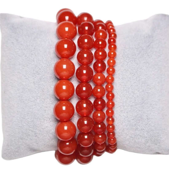 Bracciale in corniola 0.8 cm