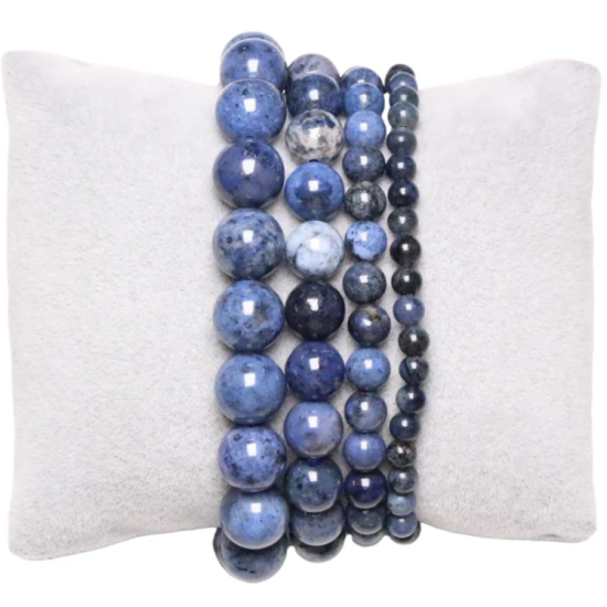Bracciale Dumortierite 0,8 cm