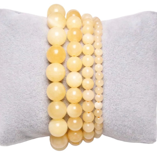 Bracciale calcite arancione 0.6 cm
