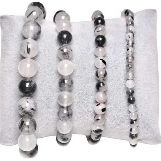 Bracciale quarzo tormalinato 0,6 cm