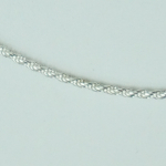 Catenina intreccio 50 cm in argento