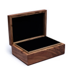 Scatola in legno con Om