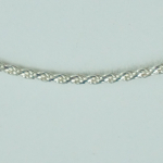 Catenina intreccio 80 cm in argento