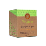 Candela organica e resine Lemongrass e spezie
