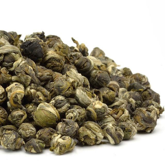 Perle di tè verde, gelsomino e pesca 50 g