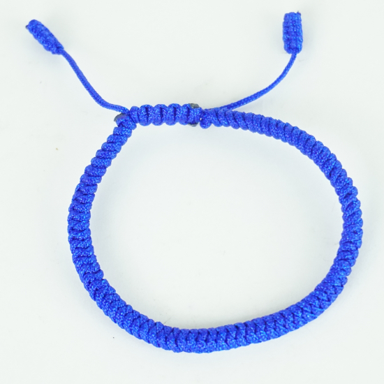 Braccialetto in corda blu