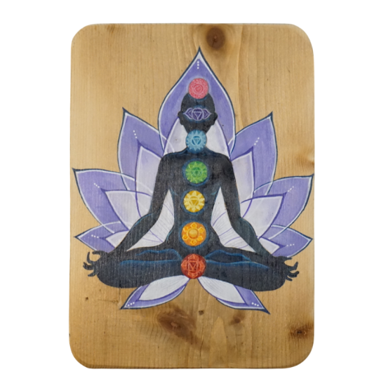 Pannello dipinto a mano 7 chakra