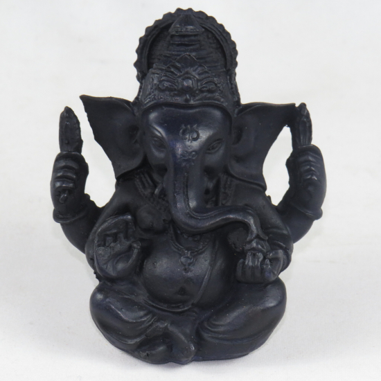 Ganesh resina nero 10 cm