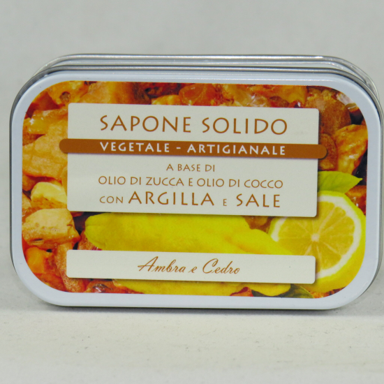 Sapone Scrub al sale - AMBRA E CEDRO