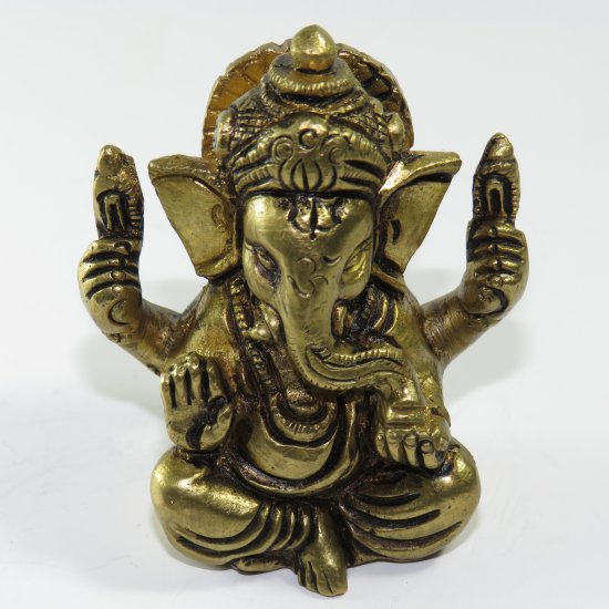 Ganesh ottone in miniatura