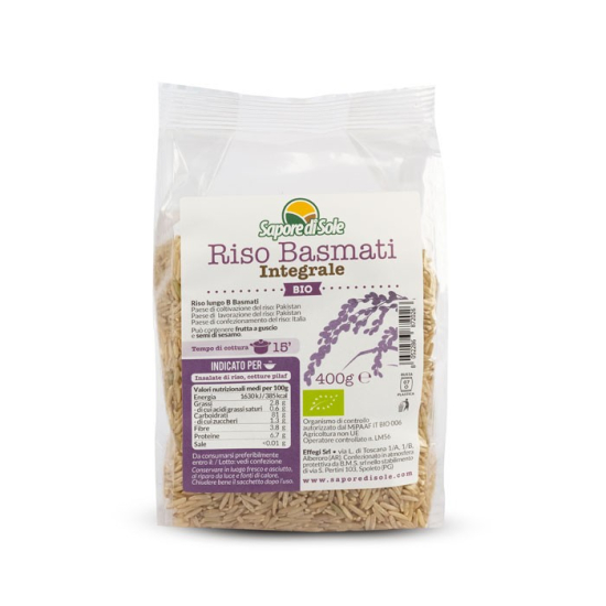 Riso basmati integrale BIO