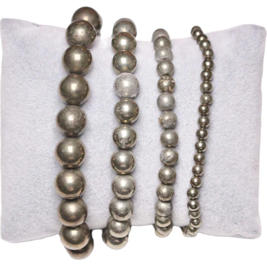 Bracciale pirite 0.8 cm