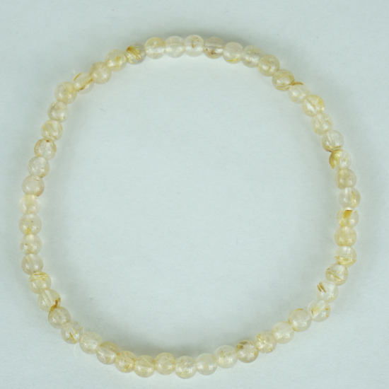 Bracciale in quarzo rutilio 0,4 cm