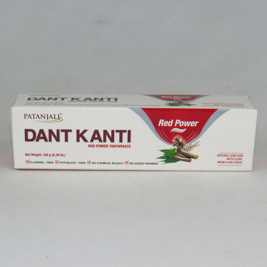 Dentifricio Patanjali Dant Kanti rosso