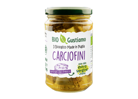 Bio Carciofi a spicchi con Olio Evo 280 g