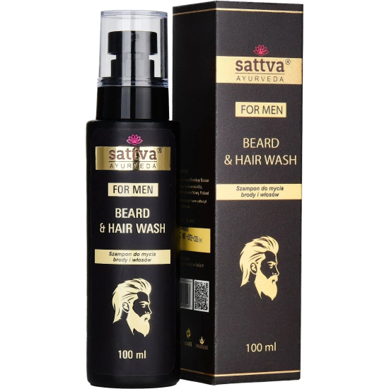 Shampoo uomo barba e capelli - Sattva 100 ml