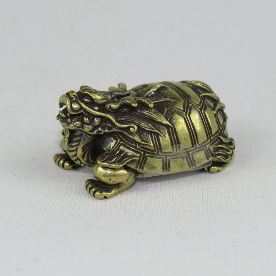 Tartaruga drago in bronzo