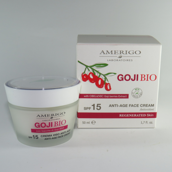 Crema viso anti-age SPF 15 Goji BIO