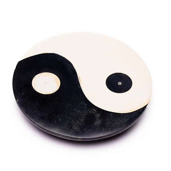 Bruciaincenso Yin Yang pietra ollare