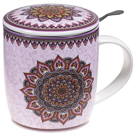 Tazza mug mandala viola