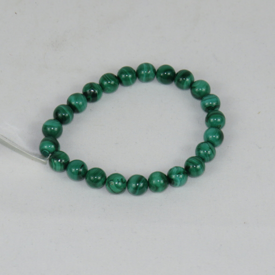 Bracciale malachite 0,8 cm