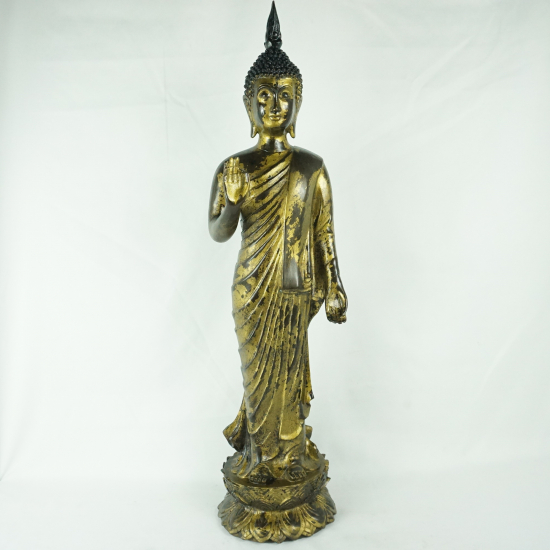 Buddha stante in bronzo