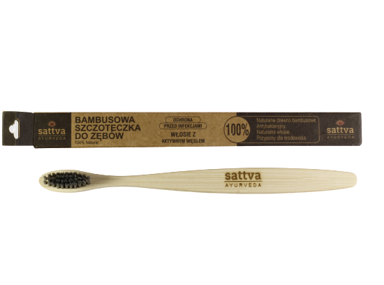 Spazzolino in bambù MEDIO - SATTVA